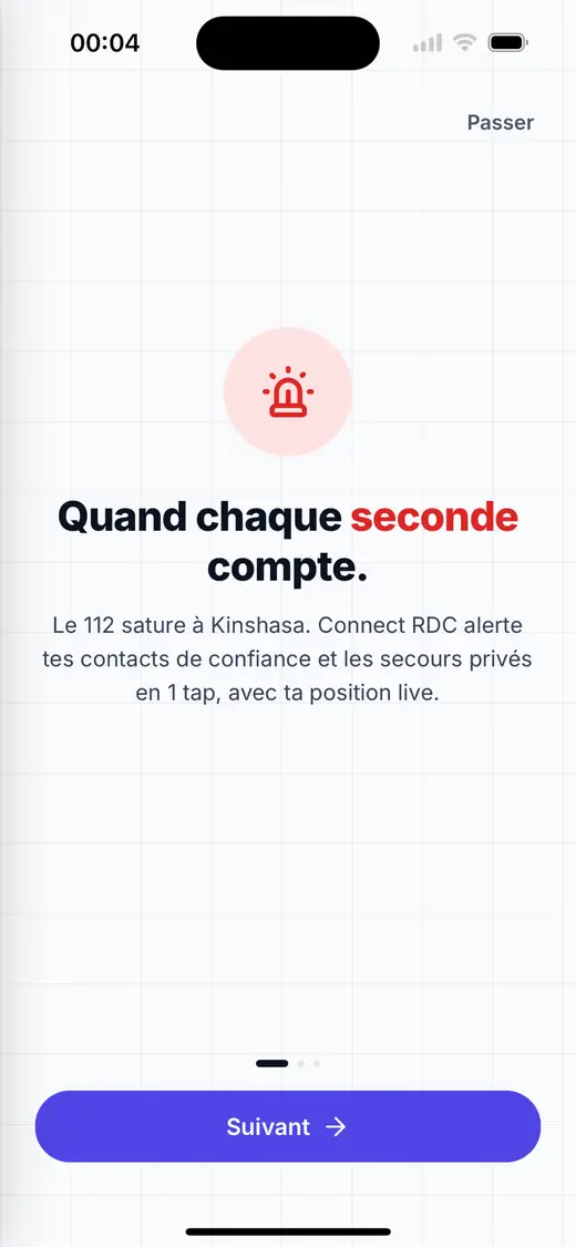 SOS en un geste
