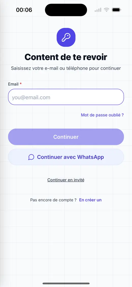 Connexion